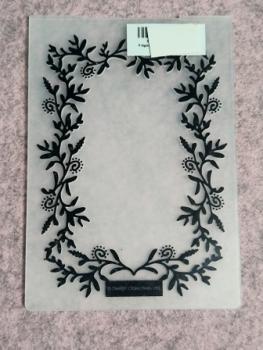 Prägeschablone Rankenrahmen