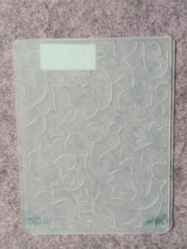 Prägeschablone Blumenranken