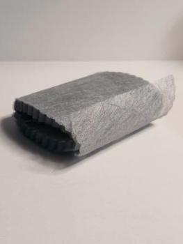 Wellenvlies 14 cm / 15 m silber   ldm