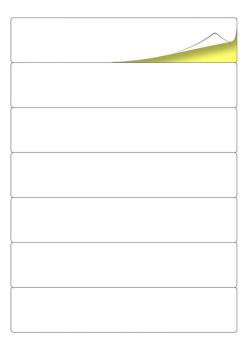 Büroring Etiketten, A4, 192 x 38mm, Ordnerrückenetiketten kurz, schmal