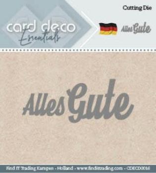 Card Deco Cutting Dies- Alles Gute