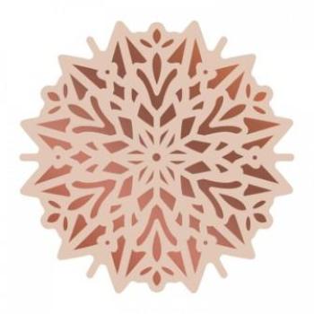 Cut, Foil and Emboss Die - Highland Christmas - Poinsettia Doily(1pc)