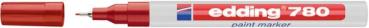 Marker Lack 780 Rund 0,8mm rot