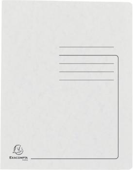 Schnellhefter Colorspan 355g, A4, weiß mit Beschriftungsfeld, für 350 Blatt