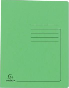 Schnellhefter Colorspan 355g, A4, lindgrün, mit Beschriftungsfeld