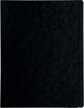 Schnellhefter Colorspan 355g, A4, schwarz, mit Beschriftungsfeld