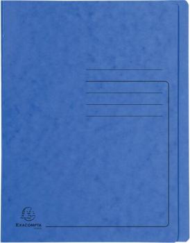Schnellhefter Colorspan 355g, A4, blau mit Beschriftungsfeld, für 350 Blatt