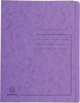 Schnellhefter Colorspan 355g, A4, violett, mit Beschriftungsfeld