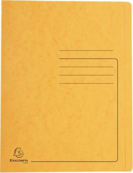 Schnellhefter Colorspan 355g, A4, gelb mit Beschriftungsfeld, für 350 Blatt