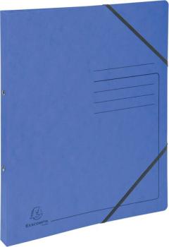 Ringhefter Colorspan mit Gummizug blau, 2 Ringe, 15 mm