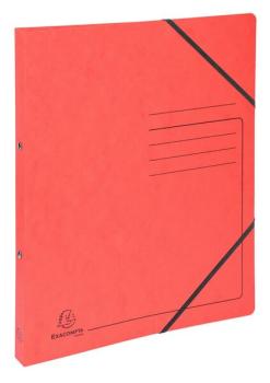 Ringhefter Colorspan mit Gummizug rot, 2 Ringe, 15 mm