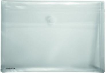 PP-Umschlag/Aktentasche A4quer m. transluzent Dehnfalte