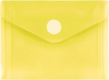 PP-Umschlag A7quer gelb transparent