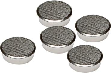 Superhaftkraftmagnet, Ø 30mm, silber Tragkraft: 21 kg