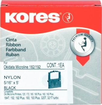 Farbband R9/409HDR schwarz für OKI ML182, 192, 320, 390 ua