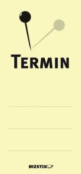 Haftnotizen 75 x 35 mm, gelb Termin