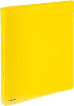 Ringbuch A4, 2 Ringe, 25 mm, PP, gelb