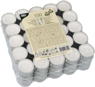 Teelichte Ø 39 mm - 17 mm hoch, weiss