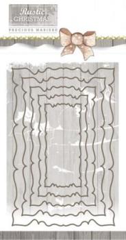 Die - Precious Marieke - Rustic Christmas - Rustic Nesting Frames