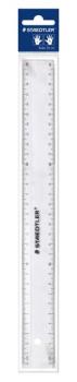 Lineal Kunststoff transparent 30cm im Polybeutel