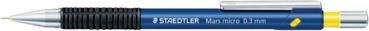 Druckbleistift Marsmicro 0,3 mm blau, mit ISO-Code