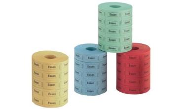 herlitz Essenmarken, 30 x 55 mm, 1. 000 Abriss je Rolle (791798000)