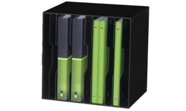 CEP Sortierbox CubiCep, 12 Fächer, schwarz (52535181)