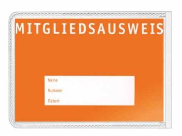 Ausweishülle 63 X 87 mm PP  Stück