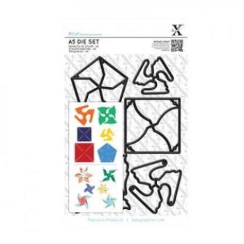 A5 Stanzschablonen (6Stk) - Mini-Windrädchen