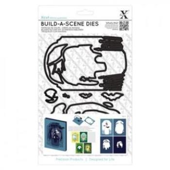 Stanzschablonen Zur Bildgestaltung (8Stk) - Gespenstiger Friedhof