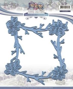 Die - Yvonne Creations - Colourful Christmas - Christmas Frame