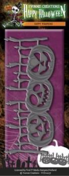 Die - Yvonne Creations - Happy Halloween - Happy Pumpkins