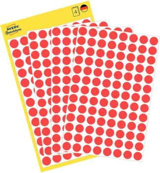 Markierungspunkte, rot, 8mm