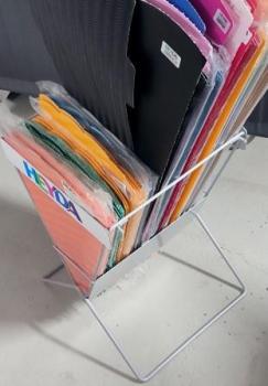 Preview: Bodendisplay Schultüten silber   leer