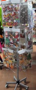 XXL-Sticker-Display mit 16 Haken - leer