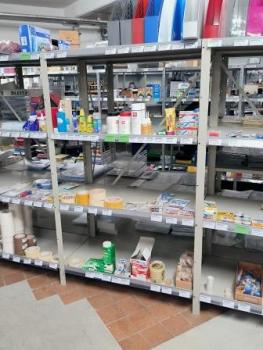 Schwerlaststeckregal 6 x 1,65 x 1 m doppelreihig  leer