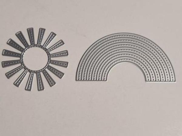 Stanzschablone  Sonnenschein
