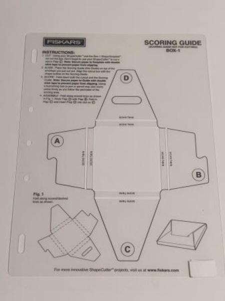 Design-Schablone Box 1  A4
