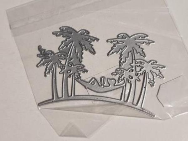 Stanzschablone  Kokospalmen