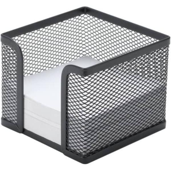 Zettelbox Metall schwarz