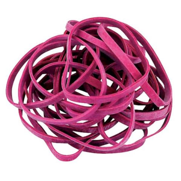 Gummiband 80x4mm 1KG rot