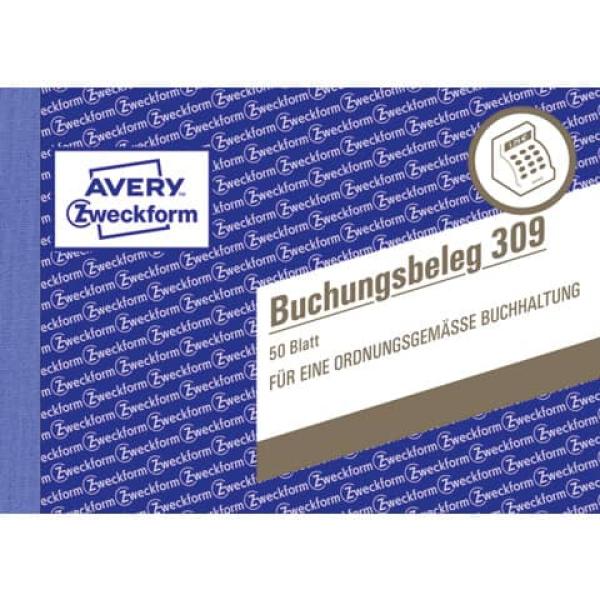 Buchungsbeleg A6quer 50BL