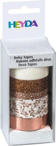 Deko Tape Mix rosegold 5er