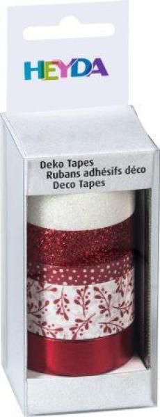 Deko Tape Mix rot 5er