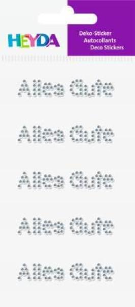 Sticker Strass Alles Gute gk