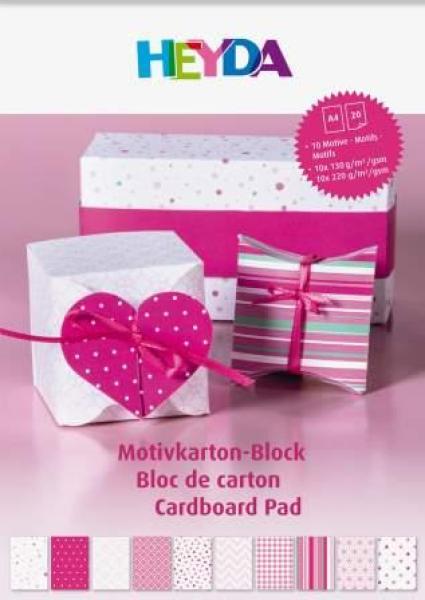 KartonBlock Pink 20er