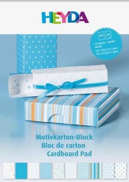 KartonBlock Blau 20er