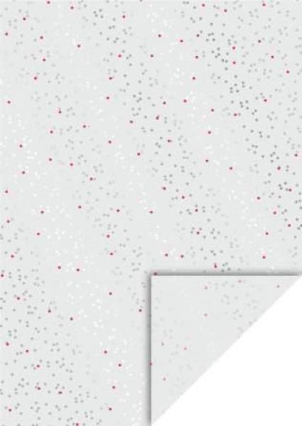 Transparentpapier A4 Punkte neon