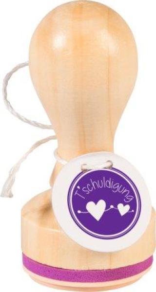 Stempel rund Tschuldigung