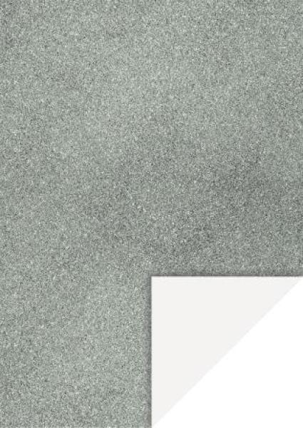 GlitterkartonA4 200g silber